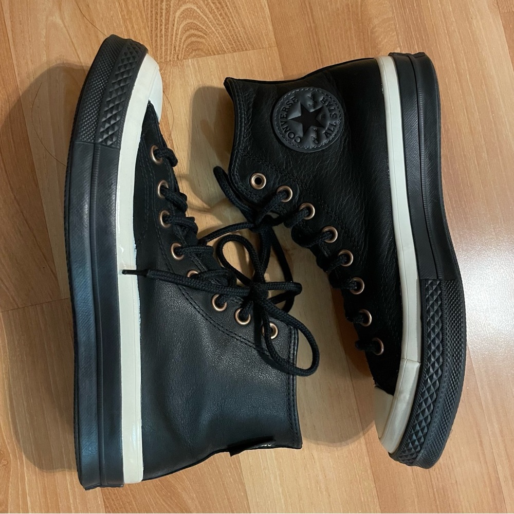 Black leather “70” GORE-TEX Chuck Taylor All Star converse